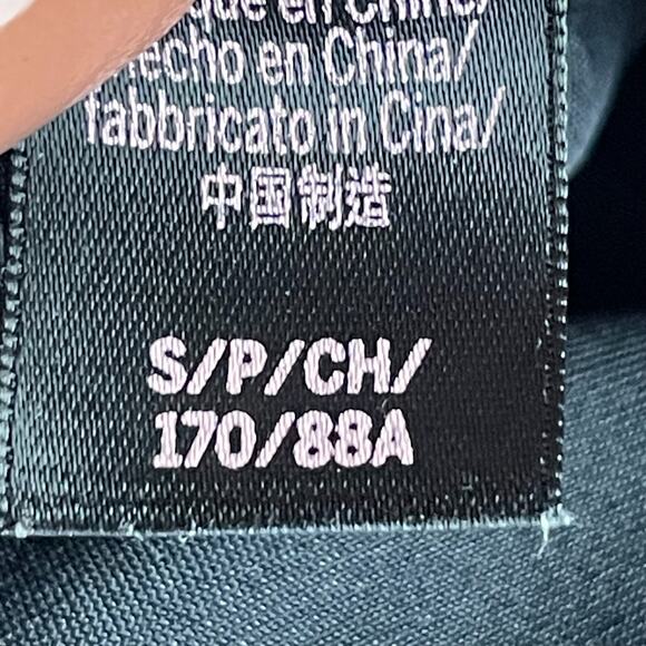 Victoria's Secret Black Satin Slip Dress Size Small Behind the Neck Tie Y2K - Picture 4 of 7